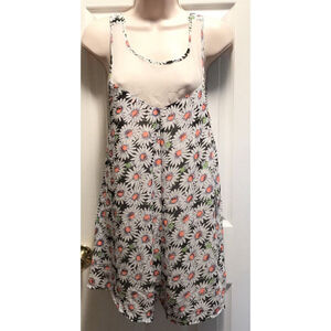 New $152 LF STORE Dream State Women’s White Daisy Romper Playsuit Jumpsuit S